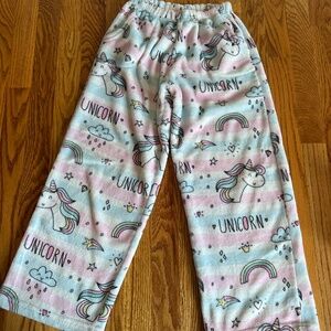 Iscream Shop Unicorn Fleece Pajama Pants Small 6-8